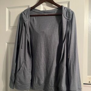 Maurices light blue Zip-Up Hoodie